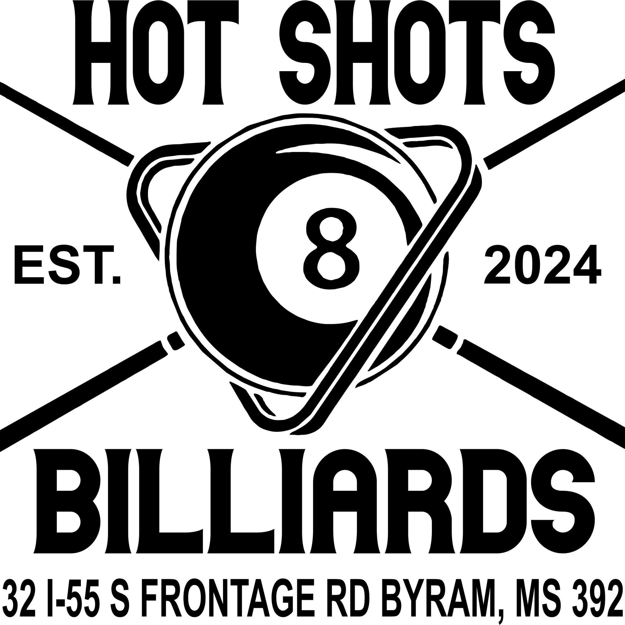 Hot Shots Billiards pool hall exterior/interior